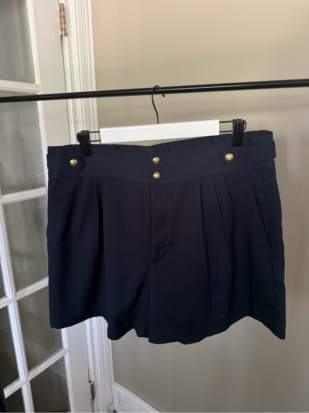 Banana Republic Navy High Waisted Shorts (14)